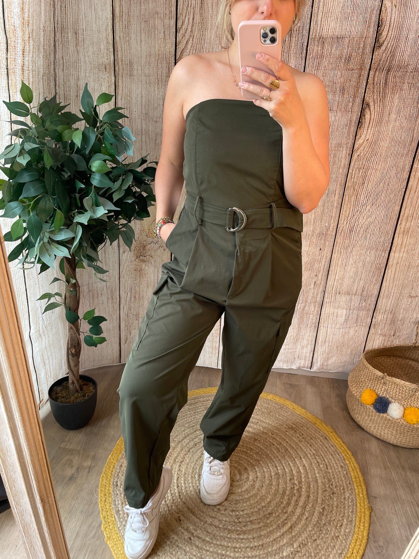 Combinaison bustier cargo