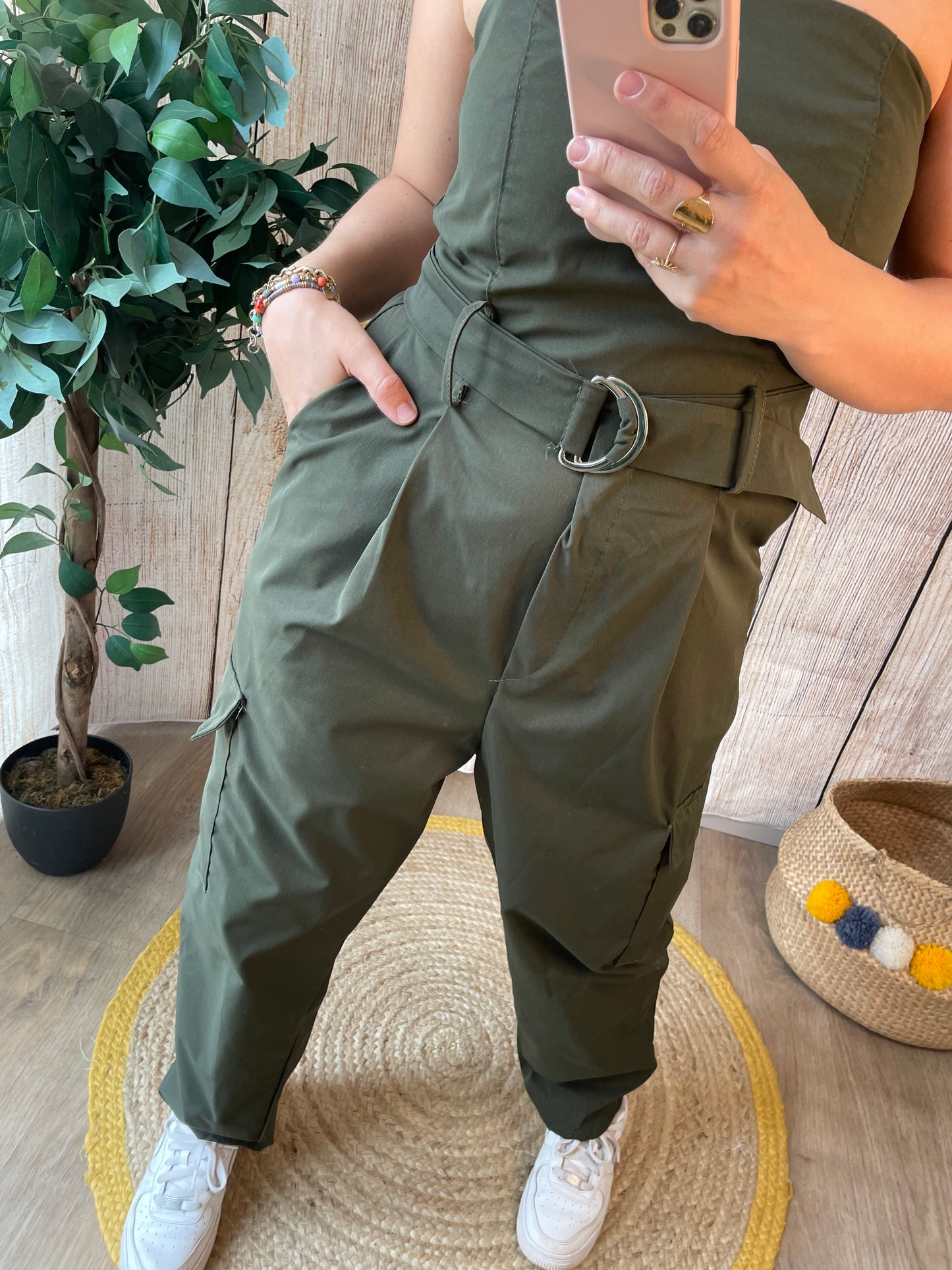 Combinaison bustier cargo