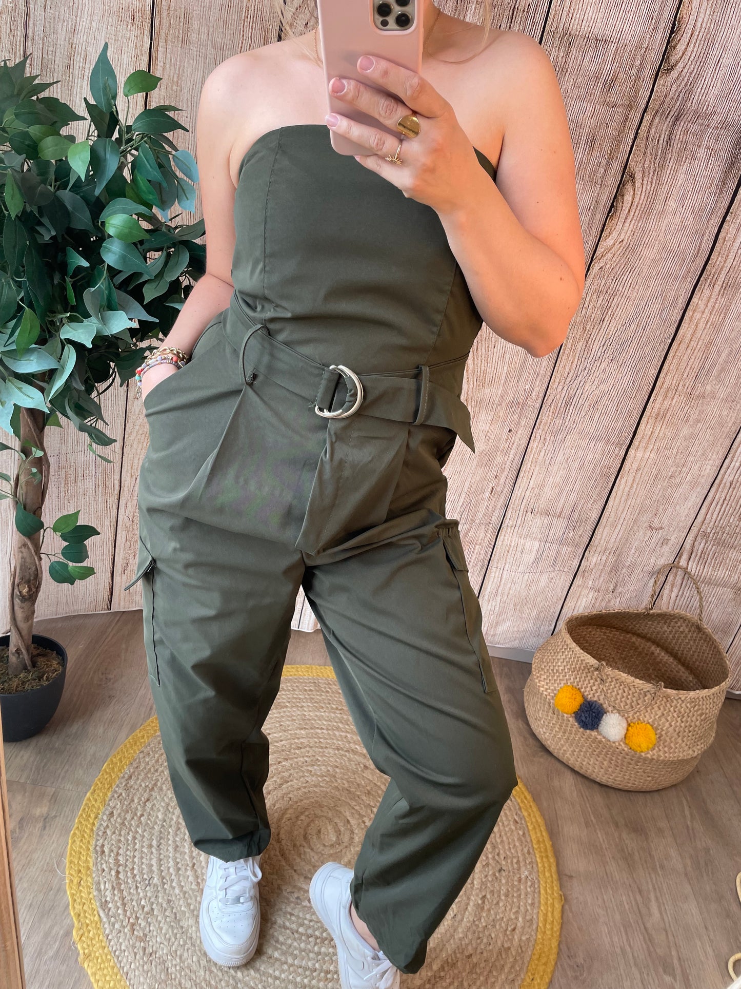 Combinaison bustier cargo