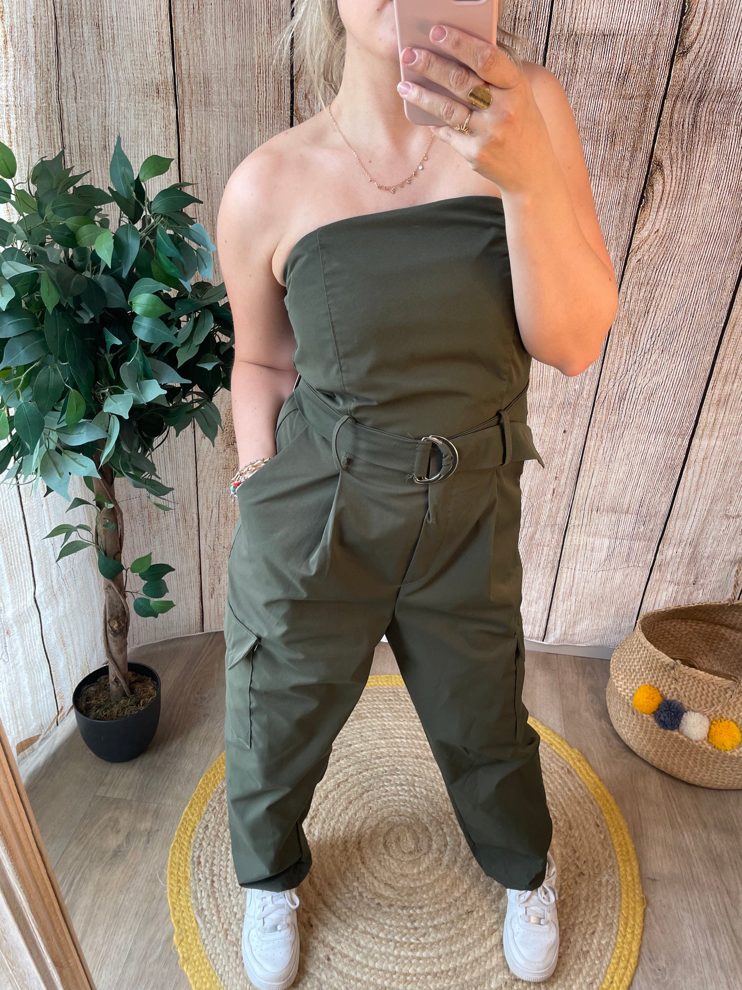 Combinaison bustier cargo