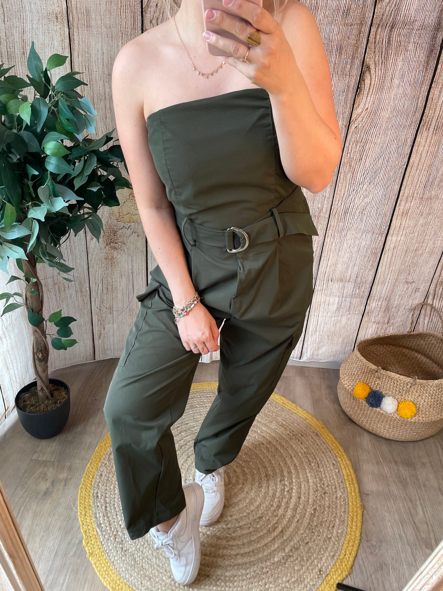 Combinaison bustier cargo