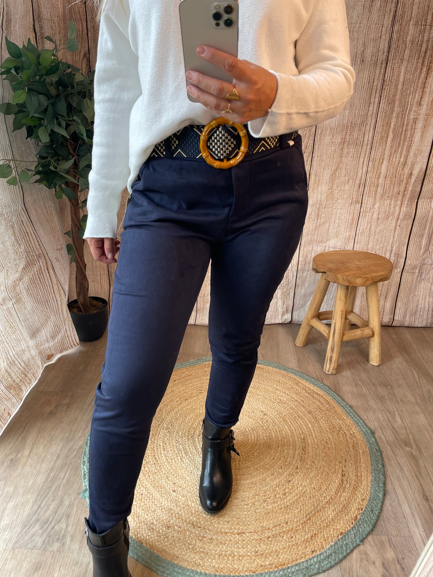 Pantalon + ceinture (TU ou GT)