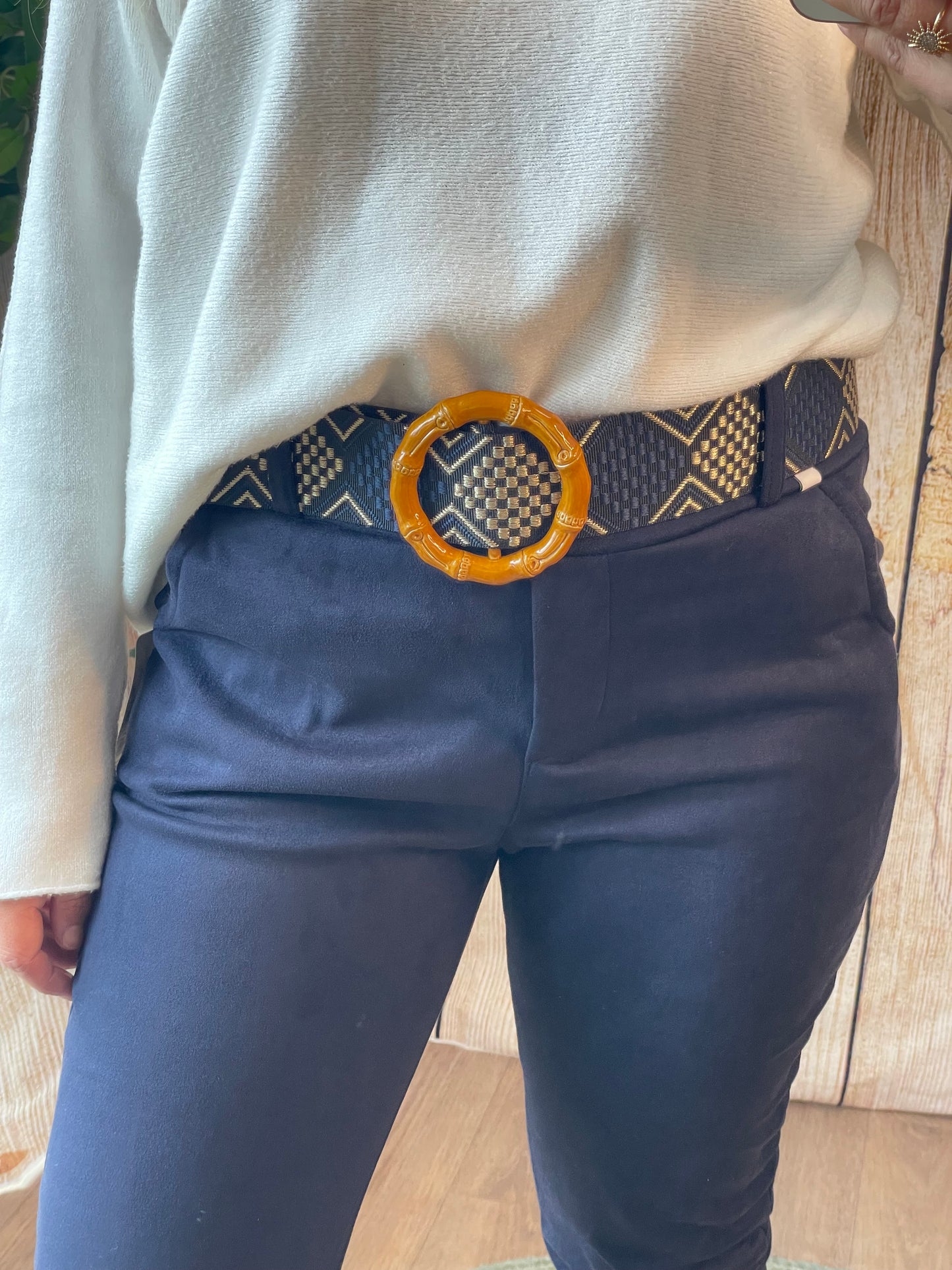 Pantalon + ceinture (TU ou GT)